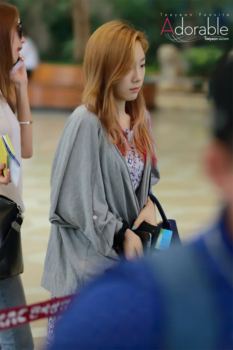 130711 김포공항 출국 태연 직찍 by Adorable