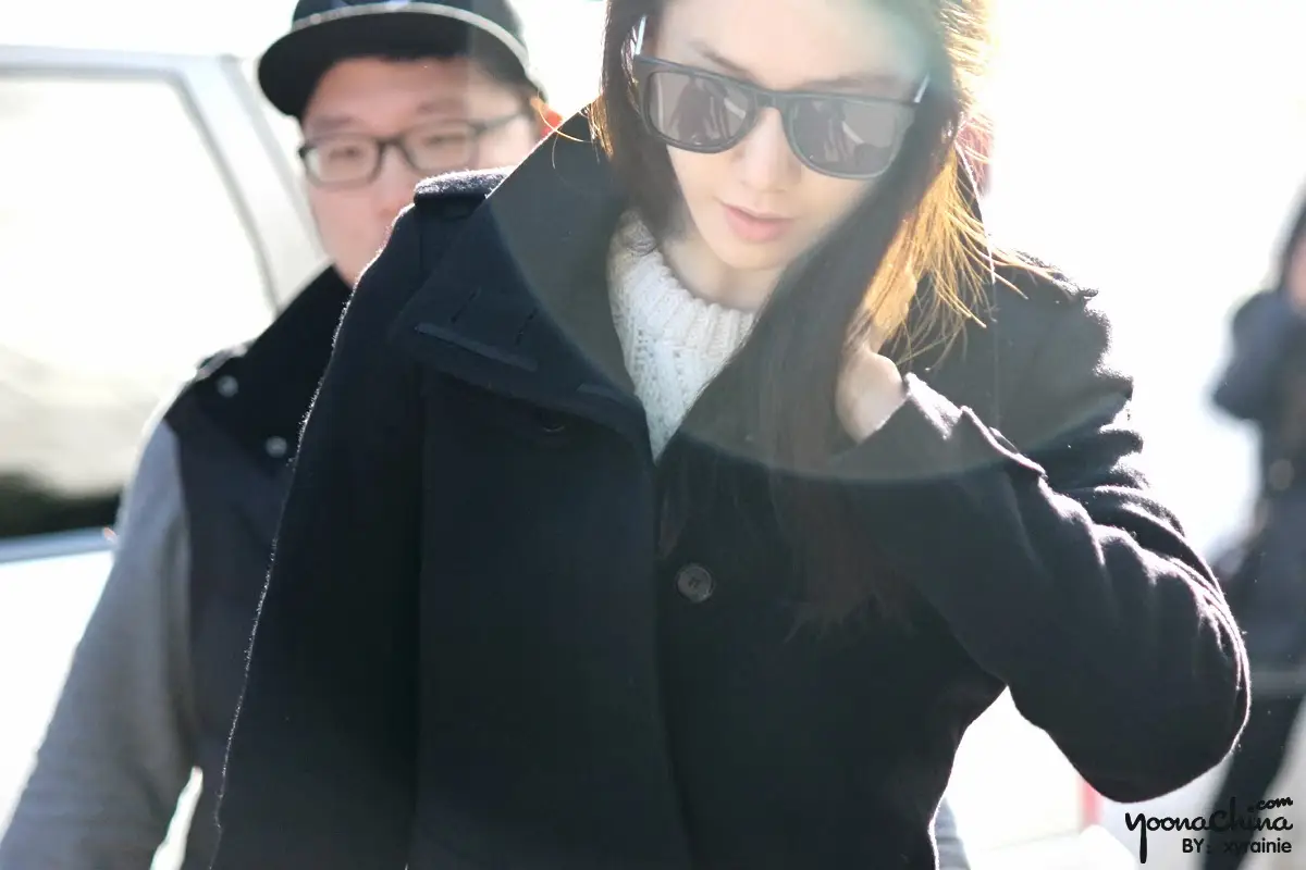 140307 뮤직뱅크 출근길 윤아 by xyrainie