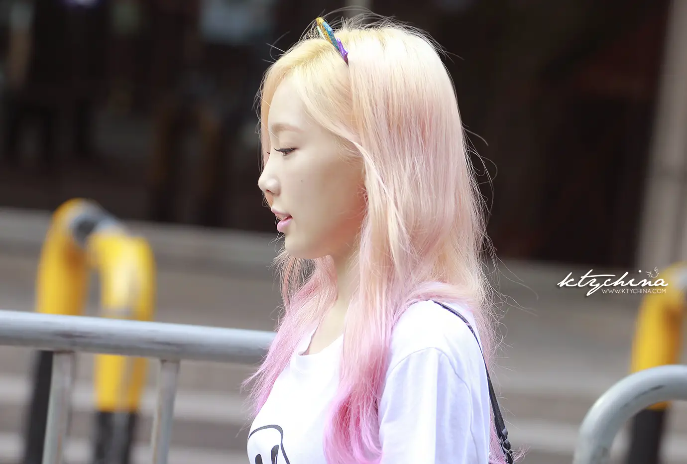 150710 뮤직뱅크 출근길 태연 by KTYChina