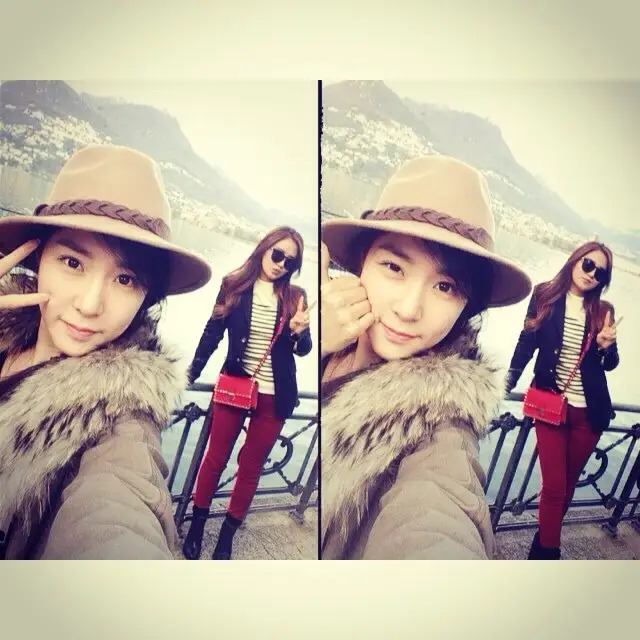 140107 유리 인스타그램 업뎃(with 티파니) - 오잉 ?!