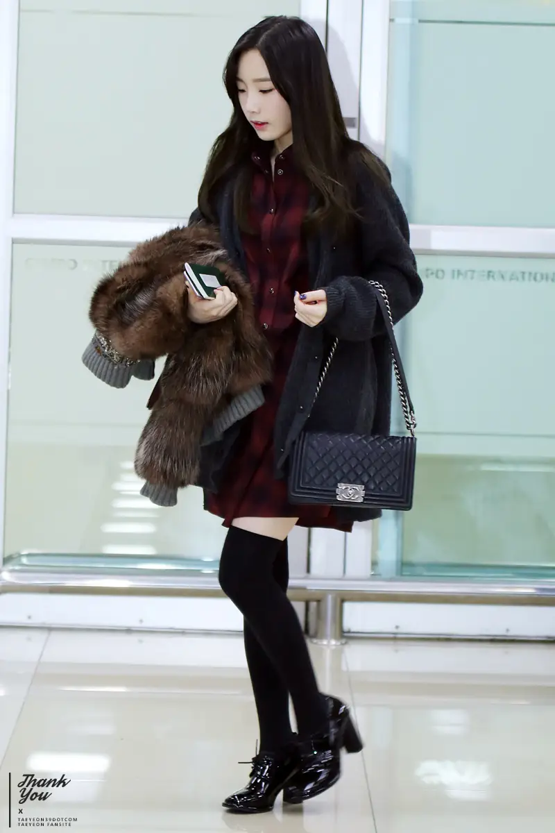 150116 김포공항 입국 태연 직찍 by Thank You