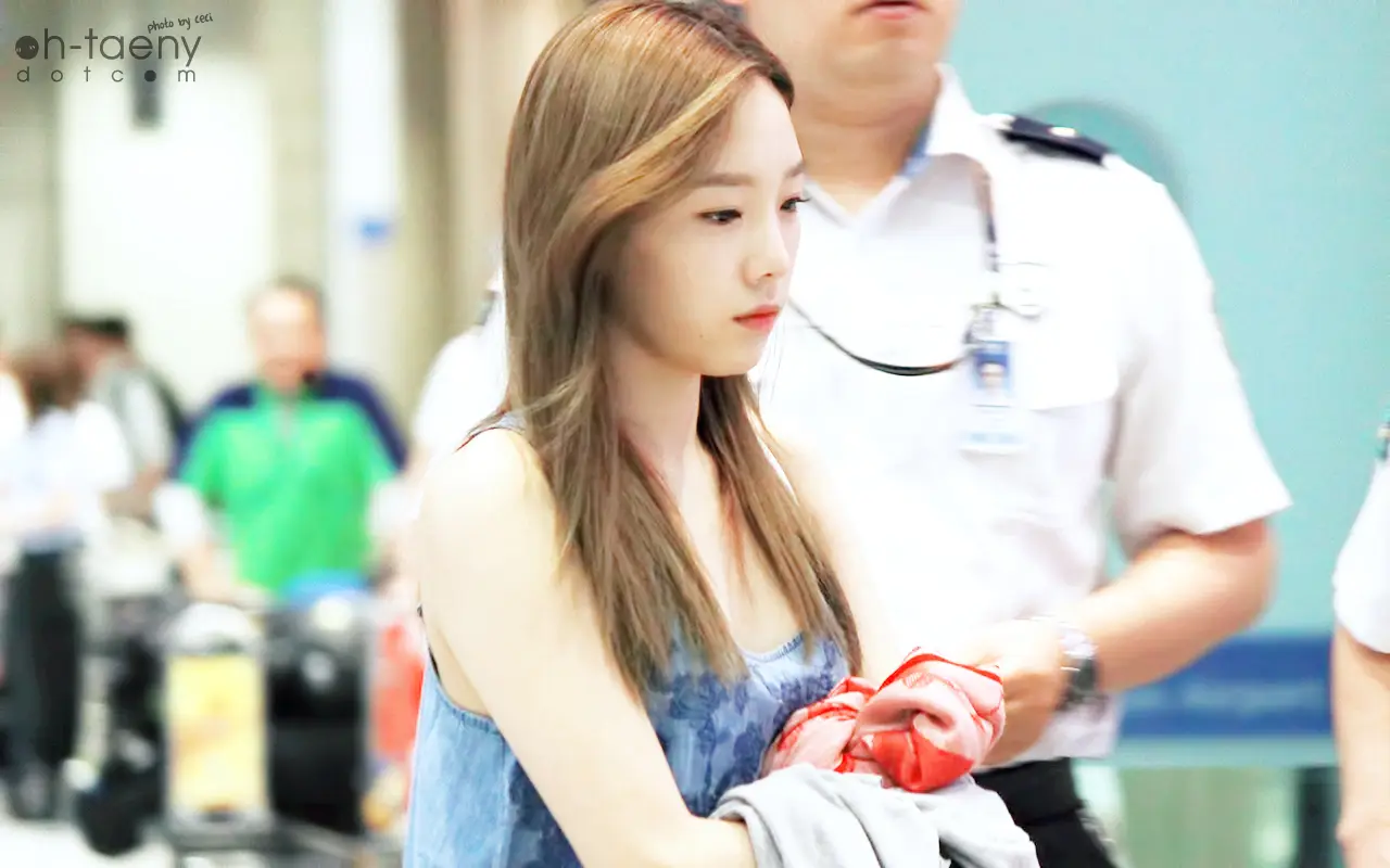 130818 인천공항 입국 태연 by Oh-TaeNy Ceci