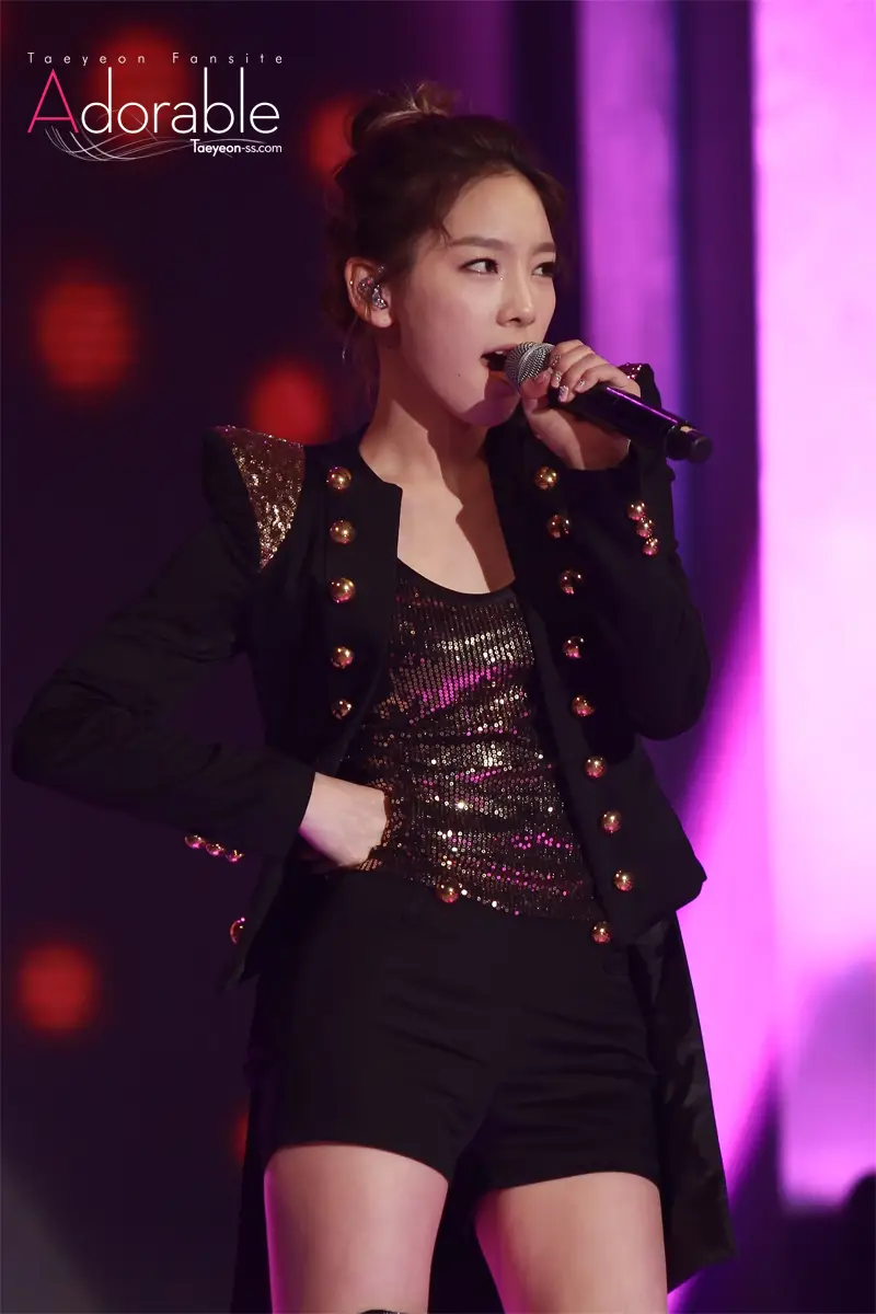 111017 KBS joy 빅콘서트 태연 직찍 by Adorable