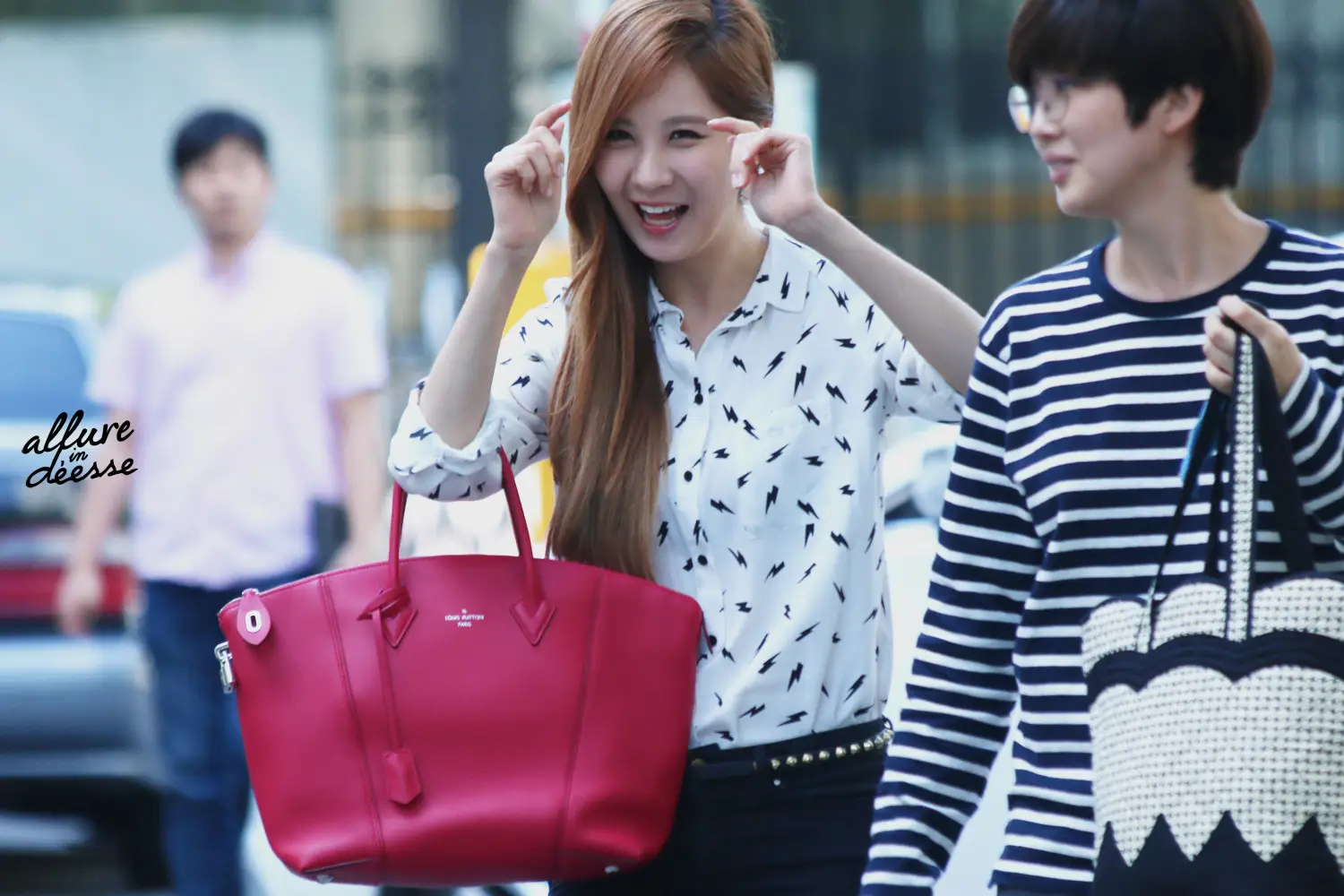 140923 유스케 출근길 태티서(Girls' Generation-TTS) by Allure In Déesse