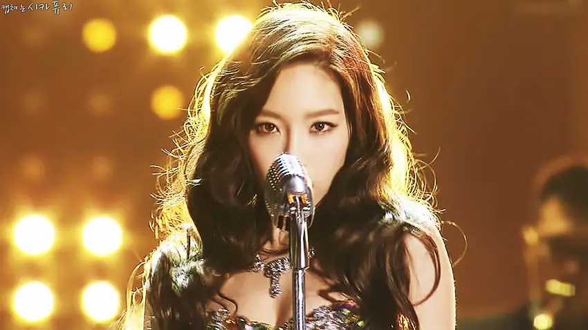 131229 가요대전 태연 치명적.jpgif (crazy in love)