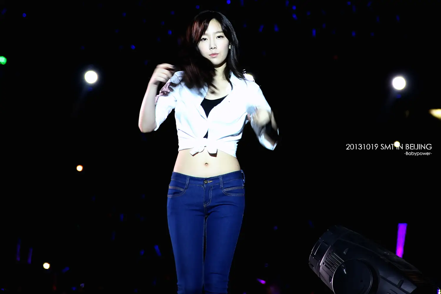 131018 SMT 베이징 태연&윤아 직찍 by yoonachina, Babypower