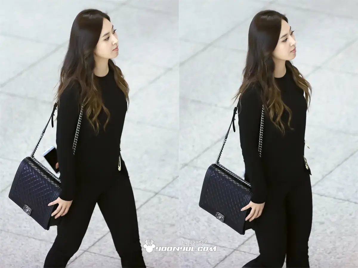 131018 인천공항 출국 유리 직찍 by 윤율닷컴 guanjia, Heartbreakn