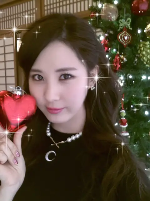 소녀시대 서현 131225 트위터 - Merry Chrisrmas♥