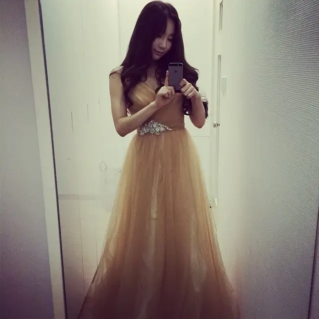 131231 태연 인스타그램 업뎃 - 연예대상다녀왔어요! 우리수영이 축하해