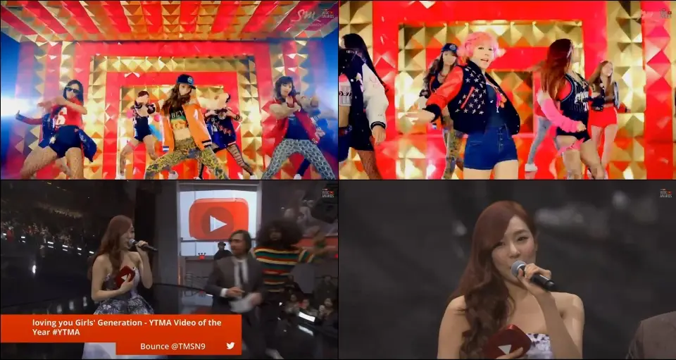 [SWF] 131103 SNSD wins Video of the Year (I GOT A BOY)