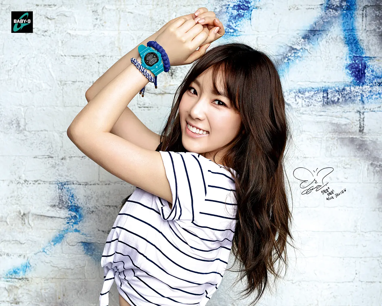 CASIO Baby-G 20th 태연+소녀시대 월페이퍼.jpg