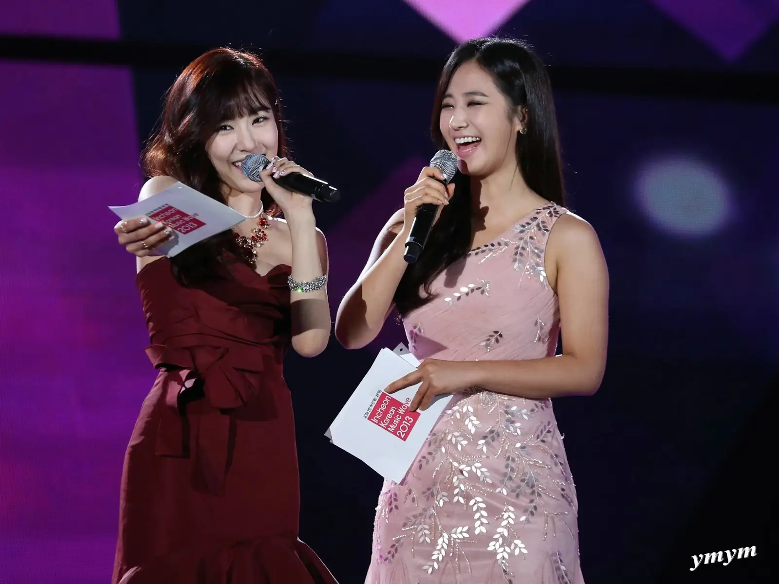 130901 인천한류콘서트 mc 유리&티파니 직찍 by ymym, Elcy