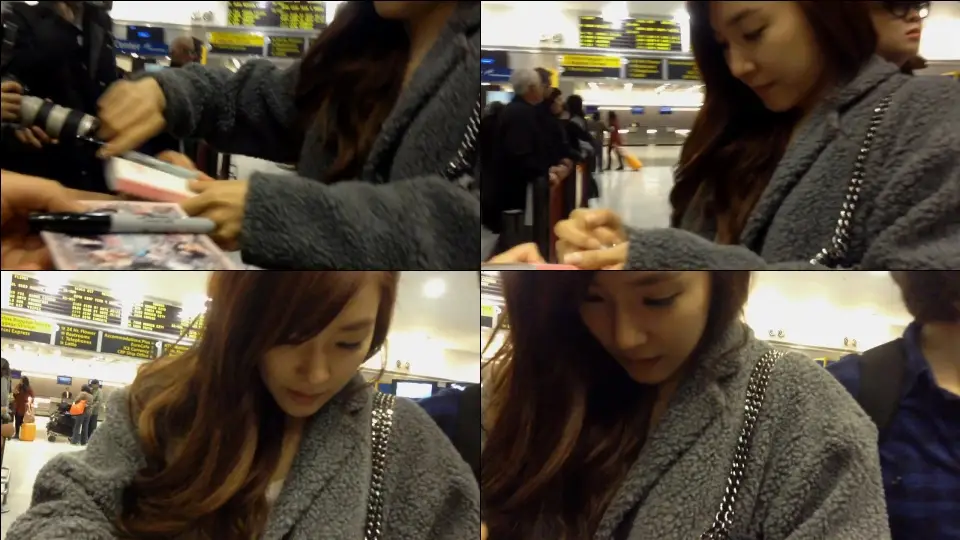 [FanCam] 131102 Tiffany at JFK airport.swf