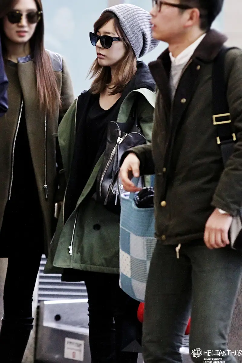 140110 인천공항 출국 써니 직찍 + 직캠 by Helianthus