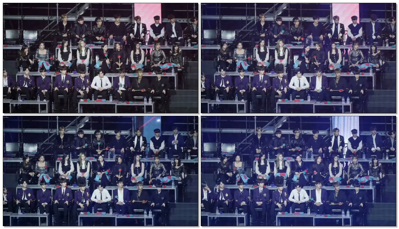 190106 트와이스(TWICE),워너원 방탄소년단 (BTS) - FAKE LOVE Reaction [4K] 직캠 Fancam (골든디스크 어워즈) by Mera