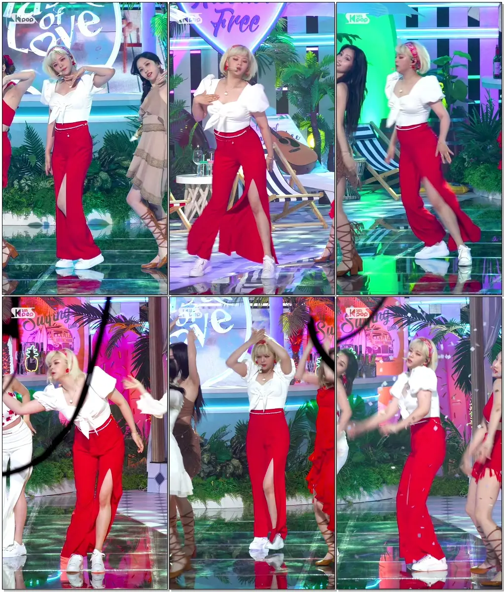 [안방1열 직캠] 트와이스 정연 'Alcohol-Free' (TWICE JEONGYEON FanCam)│@SBS Inkigayo_2021.06.13