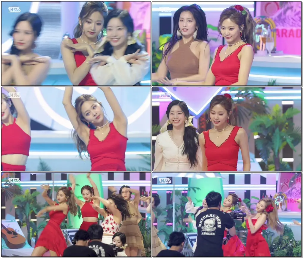 [페이스캠] 트와이스 쯔위 'Alcohol-Free' (TWICE TZUYU FaceCam)│@SBS Inkigayo_2021.06.13