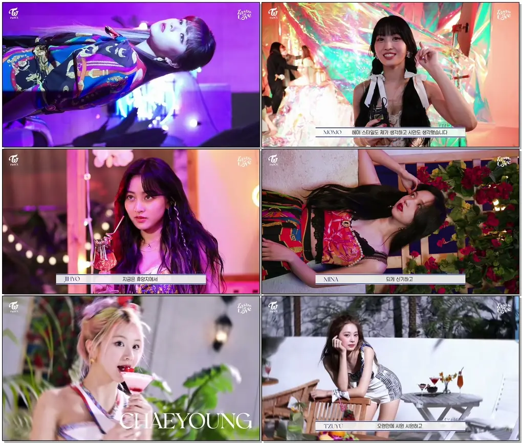 #TWICE #TasteofLove #AlcoholFree TWICE “Taste of Love” Behind the Scenes : Jacket Shooting