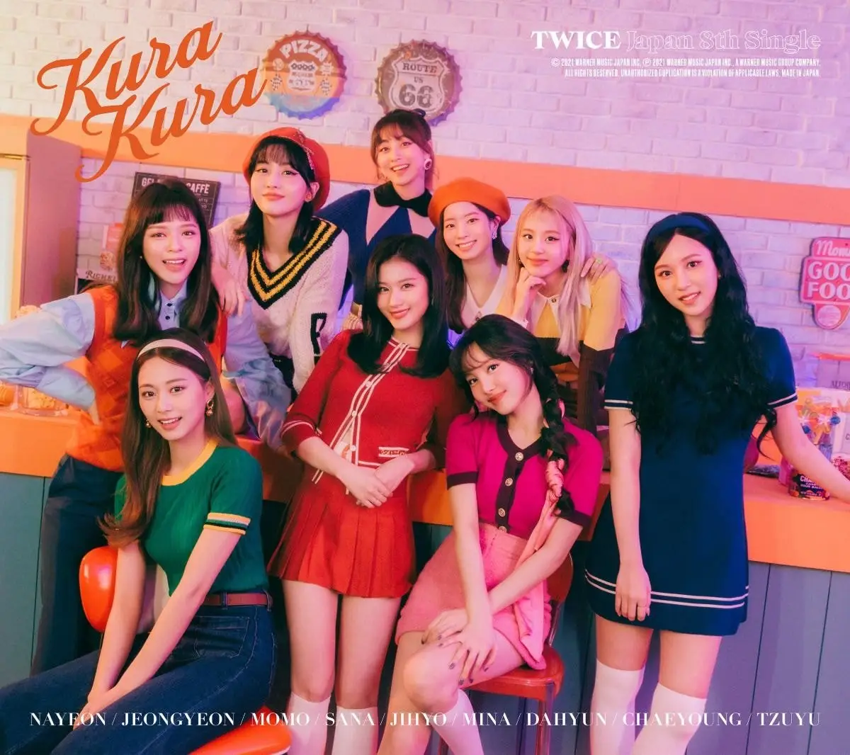 트와이스(TWICE) JAPAN SINGLE『Kura Kura』