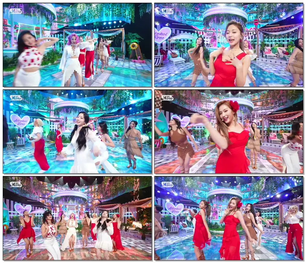 #트와이스 #AlcoholFree [단독샷캠] 트와이스 'Alcohol-Free' 단독샷 별도녹화│TWICE ONE TAKE STAGE│@SBS Inkigayo_2021.06.13