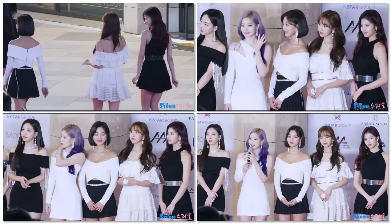 181128 트와이스 TWICE 나연 다현 지효 미나 사나 레드카펫 Red Carpet 직캠 @ AAA 시상식 by Spinel