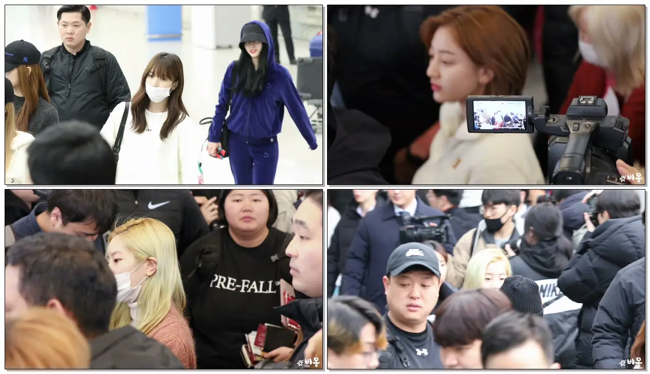 190223 트와이스(TWICE) 입국 Arrival [인천공항] 4K 직캠 by 비몽