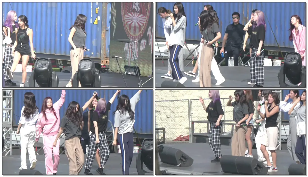 181201 Kpop concert on GUAM YES OR YES rehearsal MOMO fancam 예스오어예스 리허설 모모 직캠