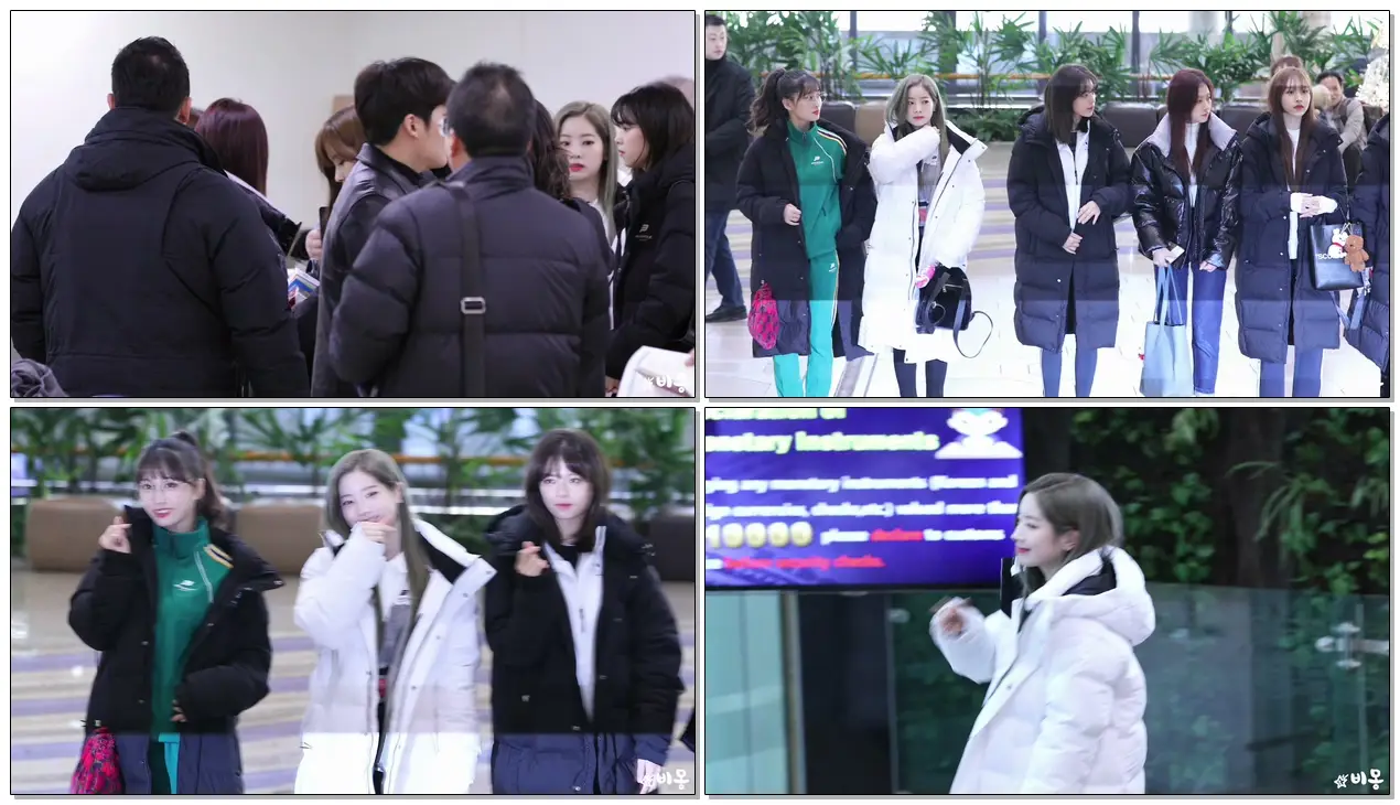 181220 트와이스(TWICE) 출국 Departure [김포공항] 4K 직캠 by 비몽
