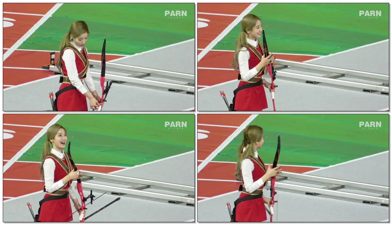 190107 트와이스(TWICE) 아육대(ISAC) fancam - 양궁 결승전 다현