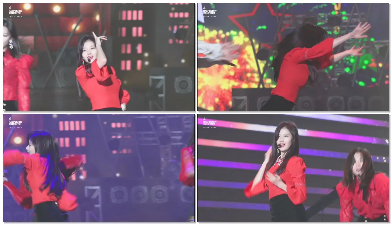 181225 SBS 가요대전 Dance Break + Dance The Night Away 트와이스 사나 직캠 (TWICE SANA FANCAM)