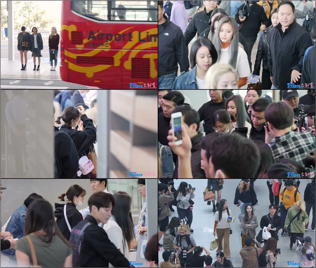 191022 #트와이스 출국 #직캠 #TWICE Departure #fancam @ 인천공항