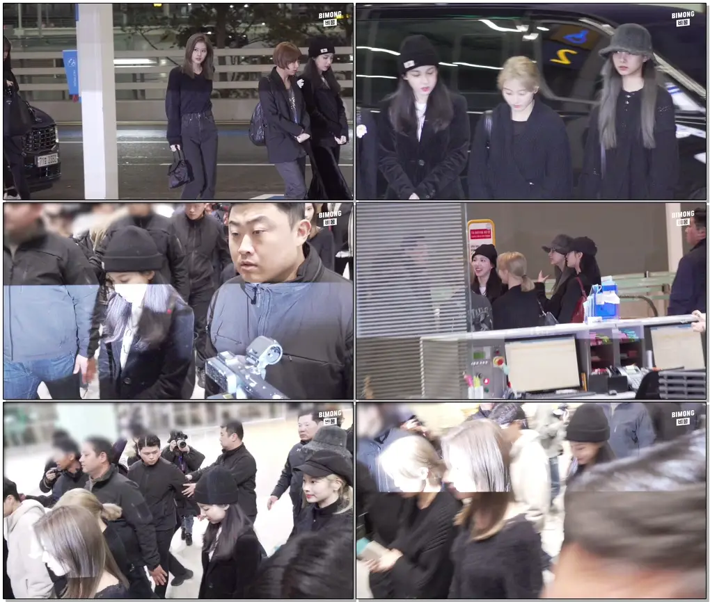 191125 트와이스 TWICE 출국 ‘숏컷 머리한 채영’ 직캠