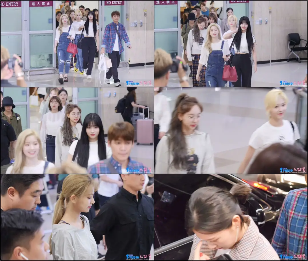 190908 #트와이스 김포공항 입국 #직캠 #TWICE GMP Arrival #fancam