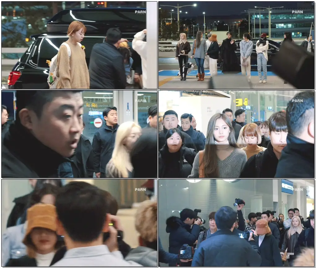 #TWICE #트와이스 191128 TWICE(트와이스) 인천공항출국 Fancam