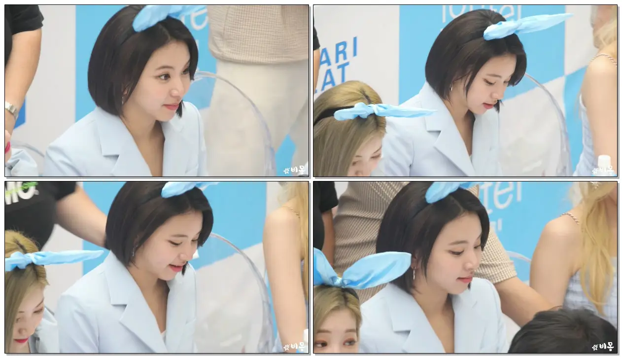 190612 #트와이스(#TWICE) 사인중인 #채영 (Chaeyoung's Fansign) [포카리팬사인회] #직캠