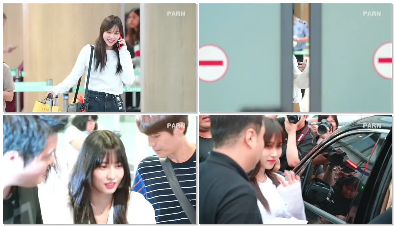 190609 #트와이스(#TWICE) #MOMO #MINA 인천공항 입국