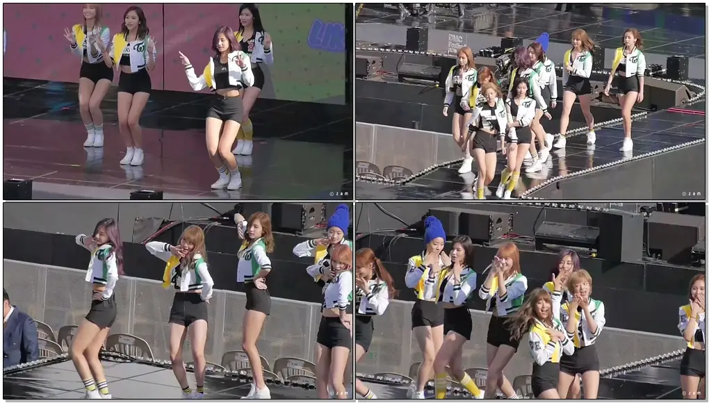 161008 트와이스 쯔위 TZUYU - 우아하게 & 치어업 리허설 (코리안뮤직웨이브) 직캠 fancam by zam