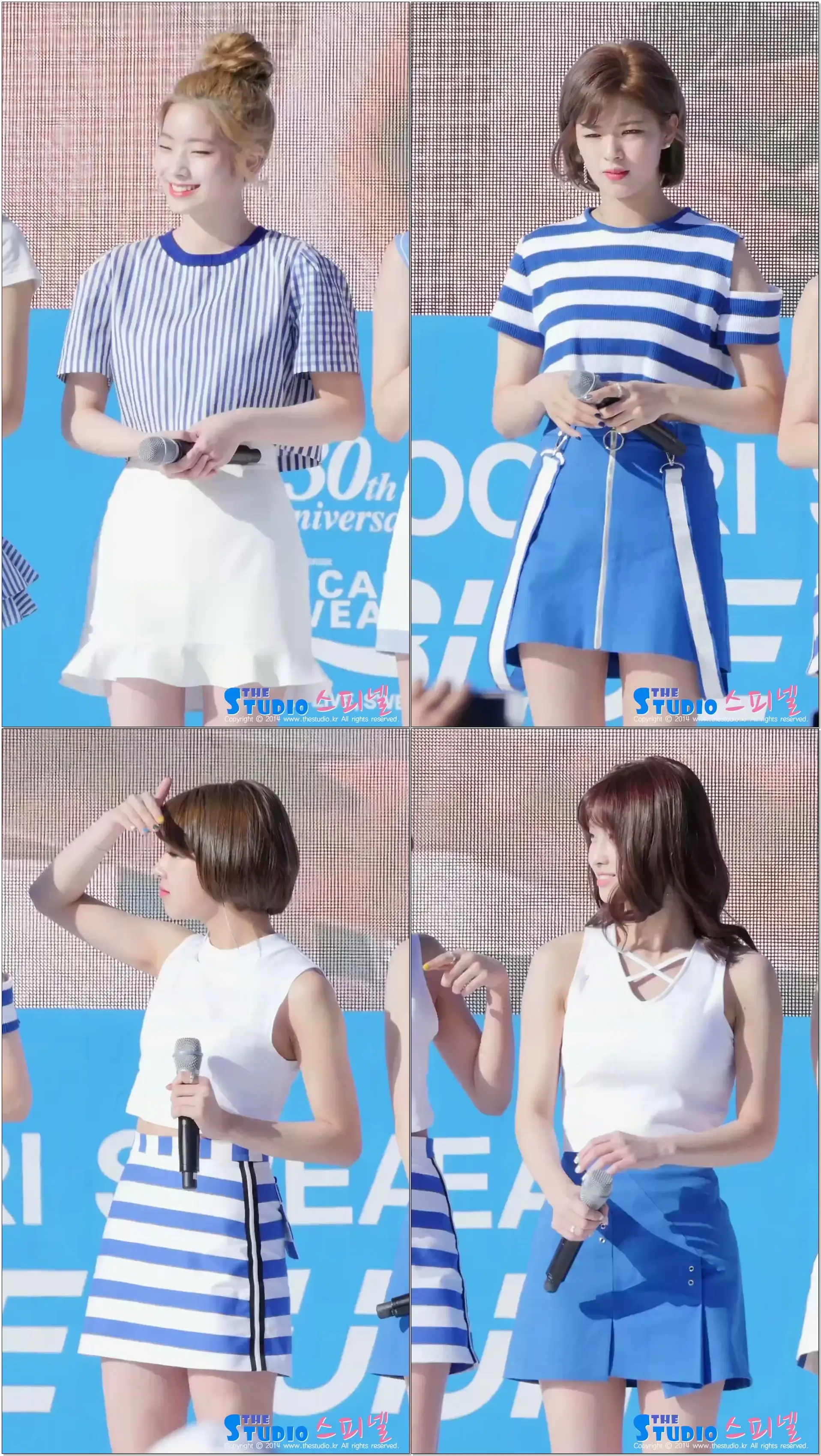 170514 트와이스 멤버별 소개 인사 TWICE fancam (포카리 블루런) by Spinel