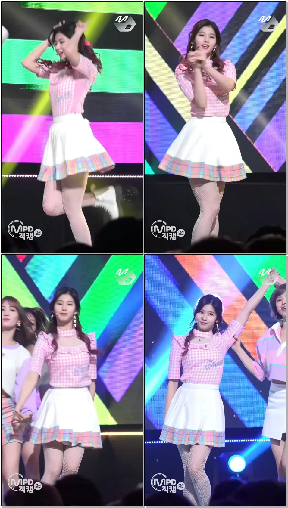 [MPD직캠] 트와이스 사나 직캠 KNOCK KNOCK TWICE SANA Fancam @엠카운트다운_170302