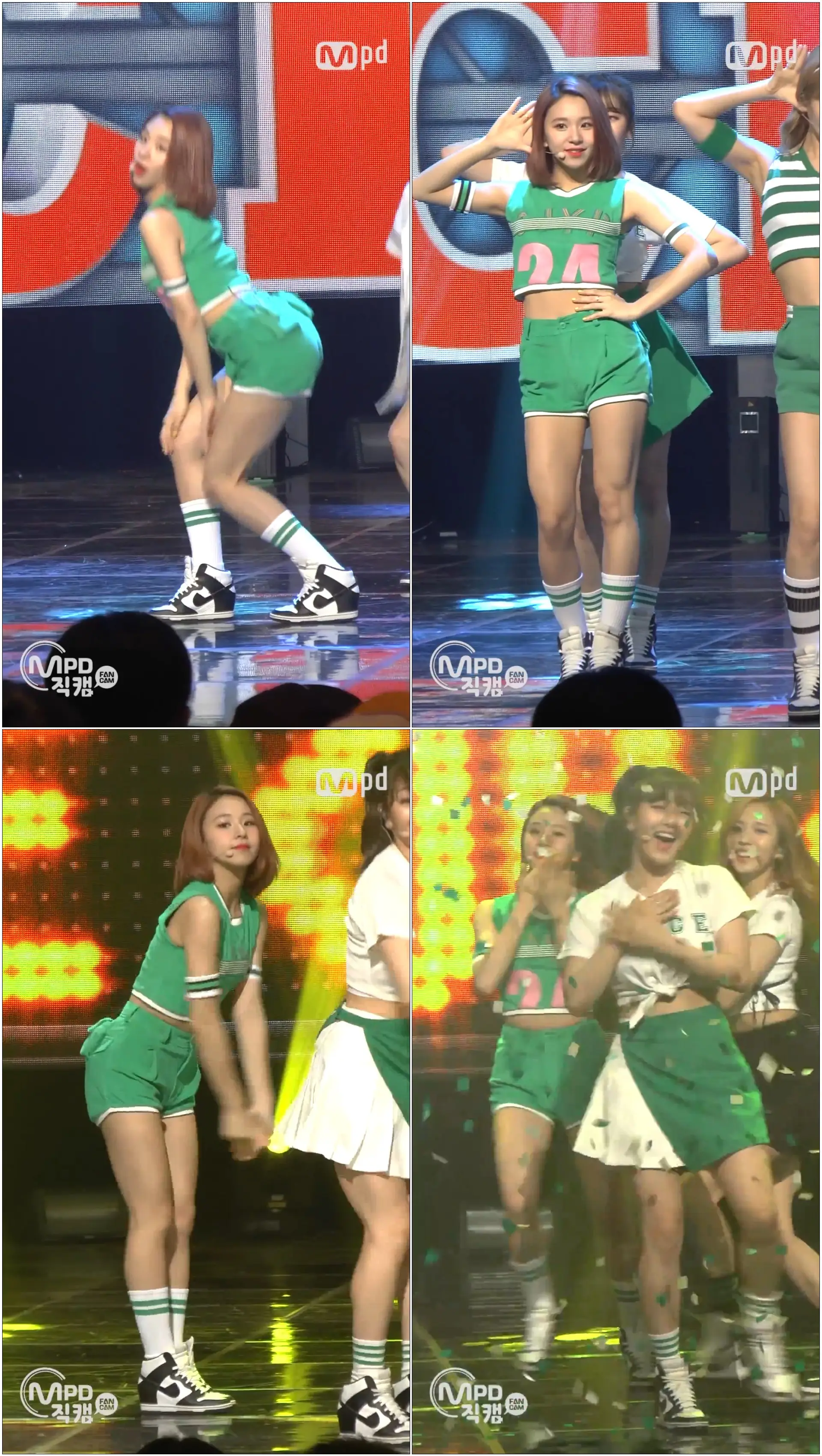 [MPD직캠] 트와이스 채영 직캠 Cheer Up TWICE (CHAEYOUNG Fancam @엠카운트다운_160526