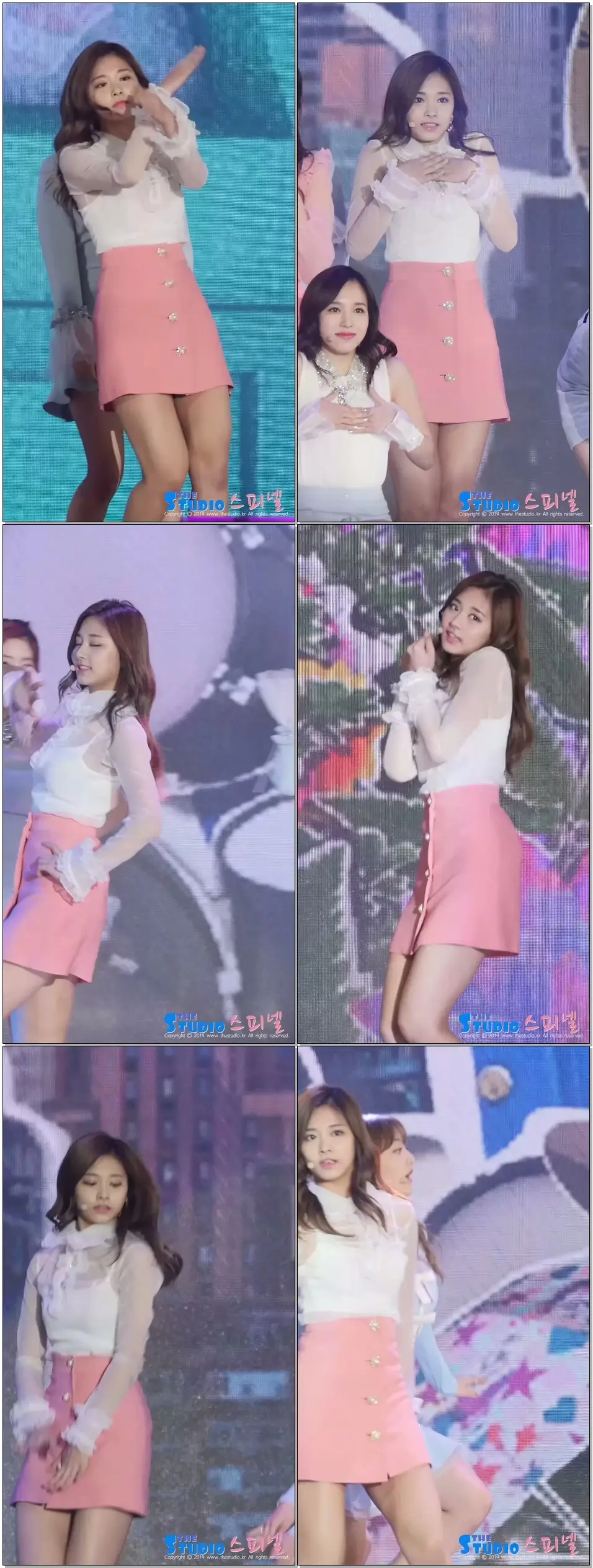 170113 트와이스 치어업 쯔위 직캠 TWICE Tzuyu fancam - CHEER UP (골든디스크) by Spinel