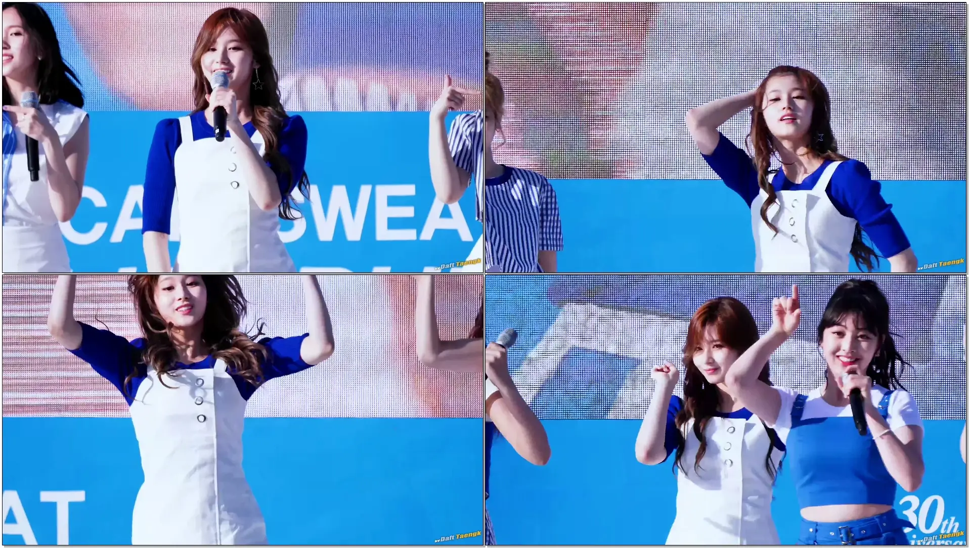 170514 포카리스웨트 블루런 - 사나(트와이스) 'CHEER UP' 직캠 by DaftTaengk