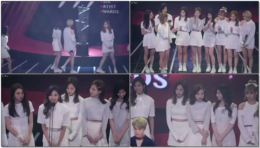 161116 트와이스 (TWICE) 베스트아티스트상 수상 [전체,미나,쯔위] Mina,Tzuyu 직캠 Fancam (Asia Artist Awards ) by Mera