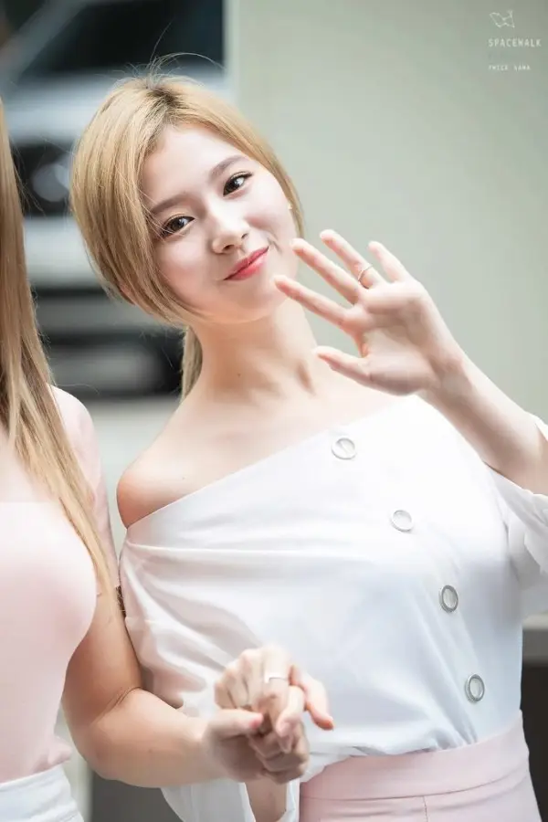 트와이스 사나 전신 직찍