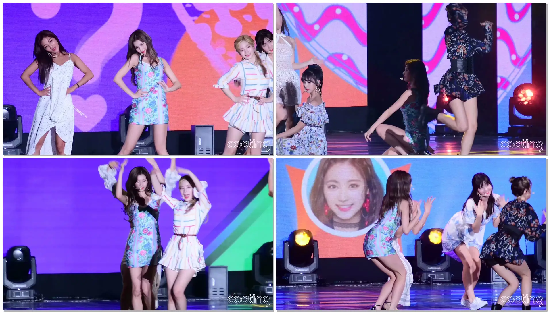 [4K] 180723 H23_V1 트와이스(TWICE)-What is Love (사나) 직캠Fancam / 울산 음악중심