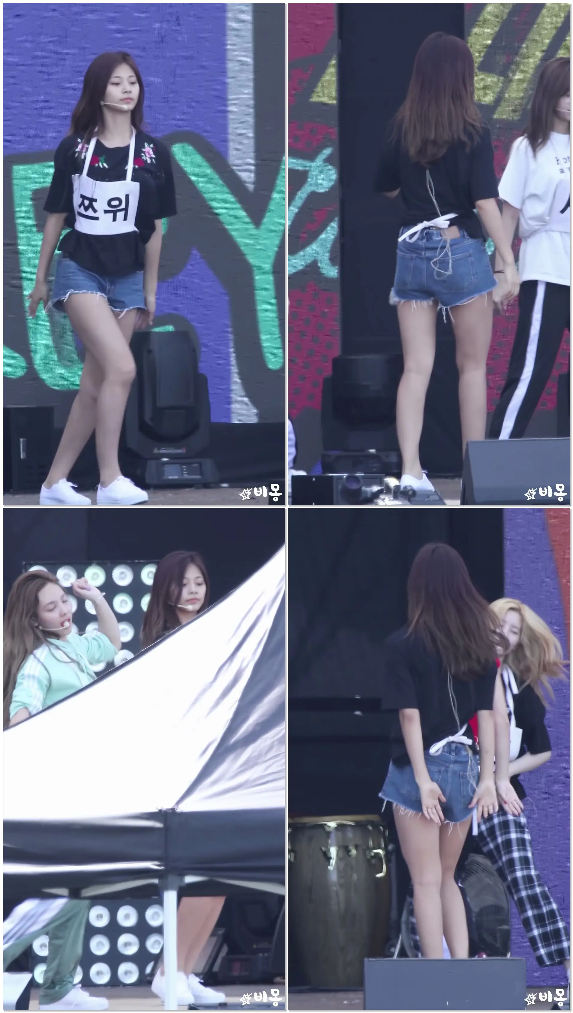 180723 트와이스(TWICE) 쯔위(Tzuyu) Likey + Heart Shaker (사복리허설) [울산썸머페스티벌] HD 직캠 by 비몽