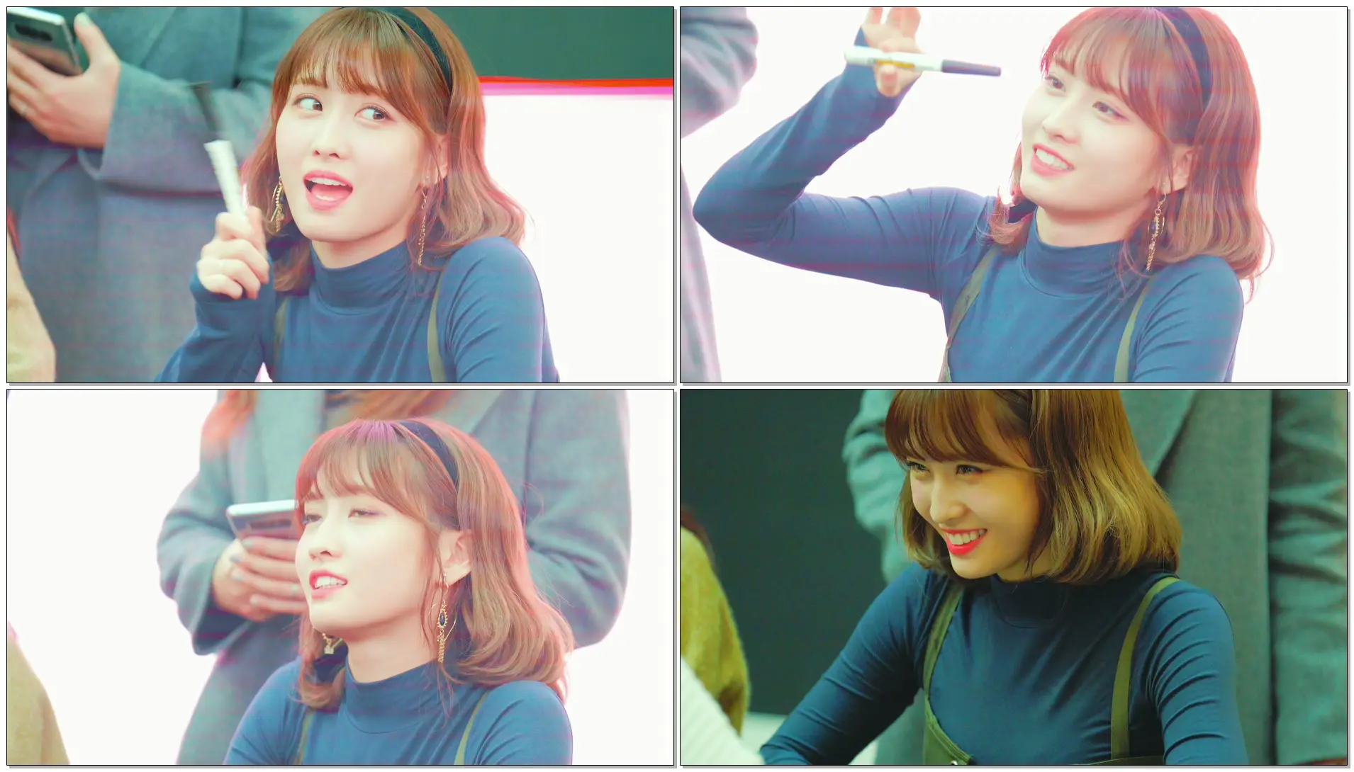 MOMO(모모) 펜 개인기(?) TWICE(트와이스)@171126 고양스타필드 팬싸인회 [4k Fancam/직캠]