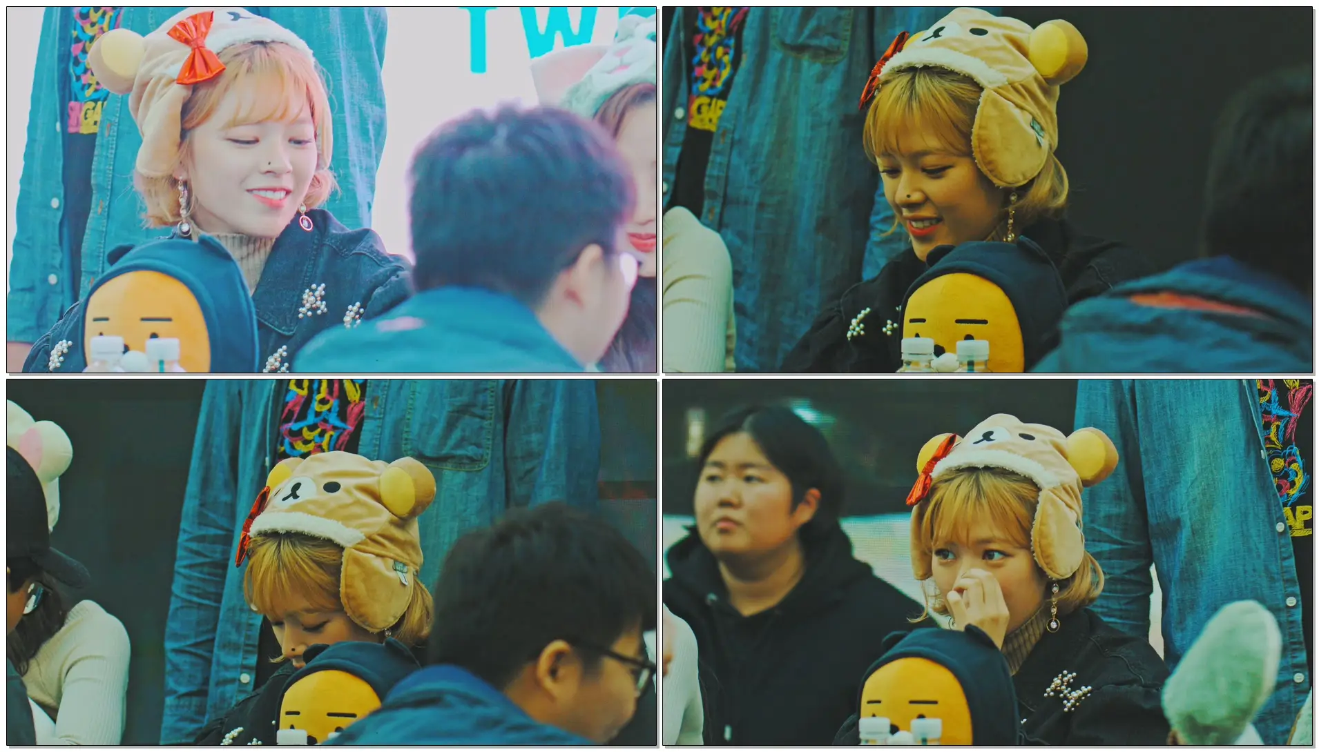 점 붙인 정연 (JEONGYEON) TWICE(트와이스)@171126 고양스타필드 팬싸인회 [4k Fancam/직캠]