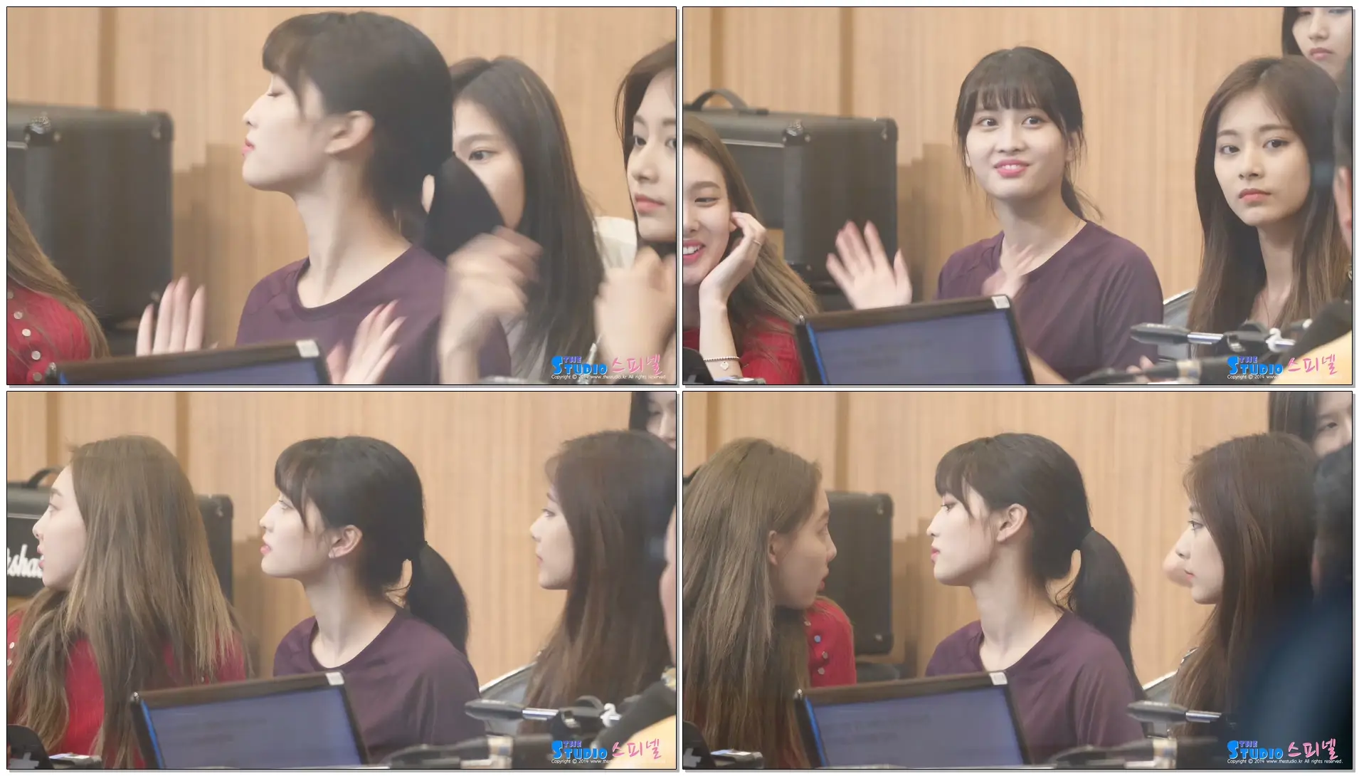 180712 트와이스 TWICE 모모 MOMO 쯔위 Tzuyu dance the night away 리액션 Reaction 4K 직캠 @ 두시탈출 컬투쇼 by Spinel