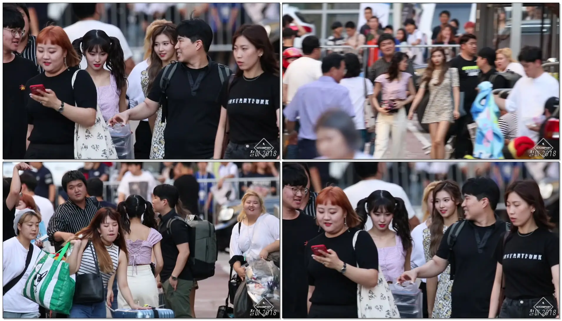 180720 트와이스 (TWICE) 사나+모모 퇴근길 BY 철이 147Company - kbs 뮤직뱅크 신관공개홀(직캠/fancam)